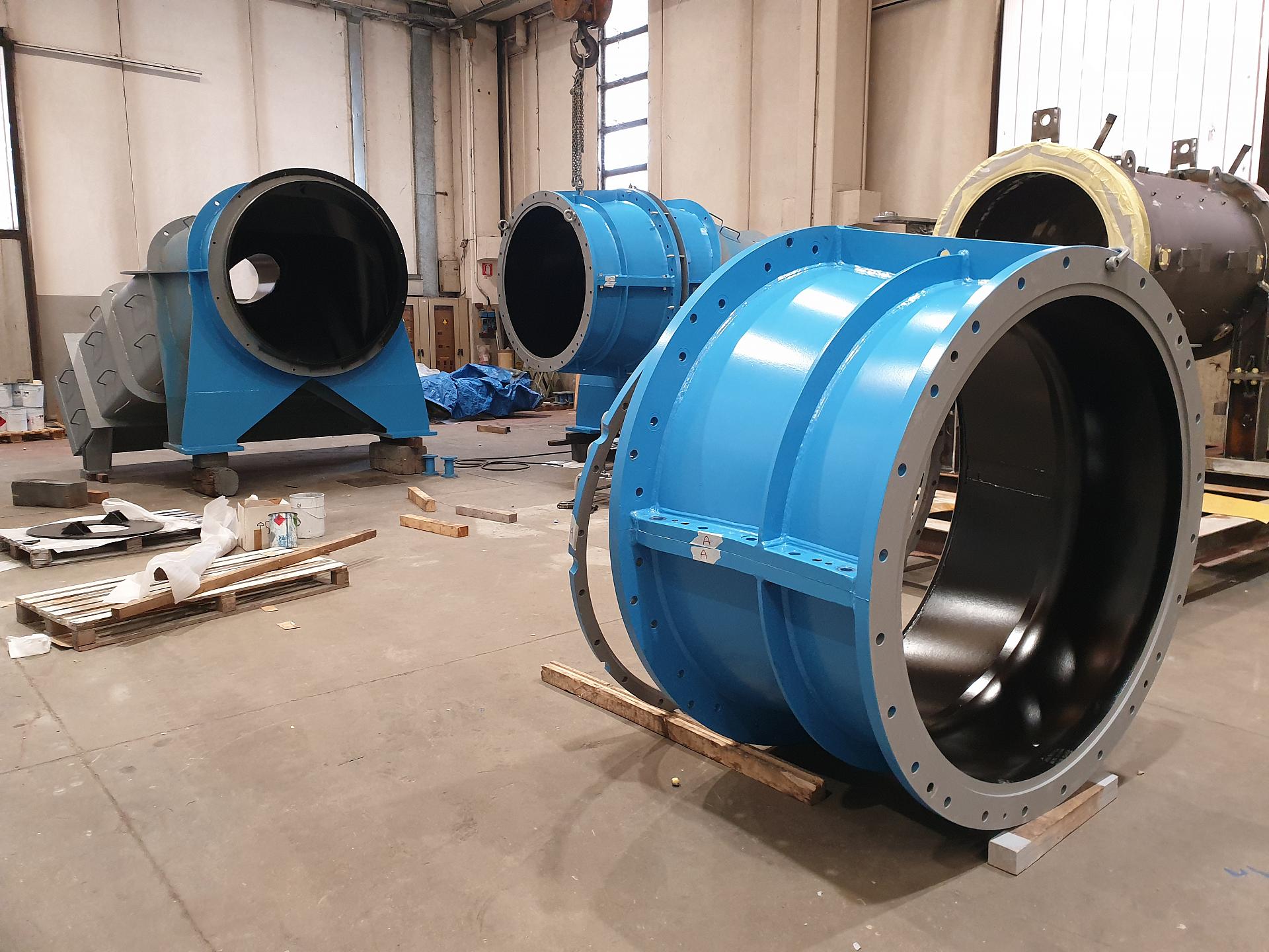 Carpenterie per turbine kaplan